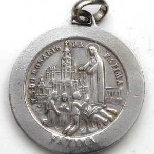 Vintage medal Our Lady of Fatima Apparition to the children