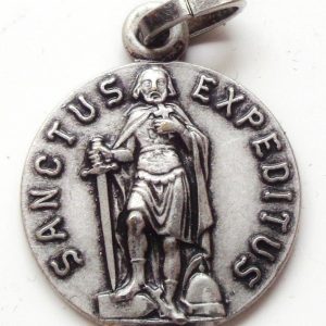 Vintage medal to Saint Expeditus
