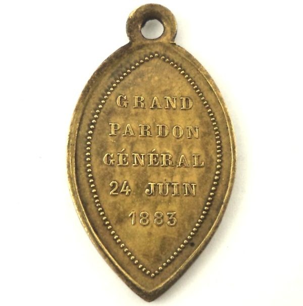 Reverse of the Grand Pardon 1883 bronze medal