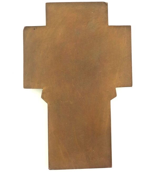 Ecce Homo Bronze Cross by G. Prudhomme